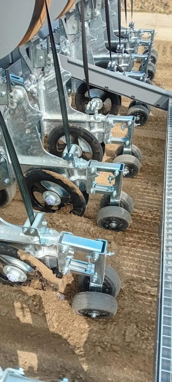 Driptape laying machine